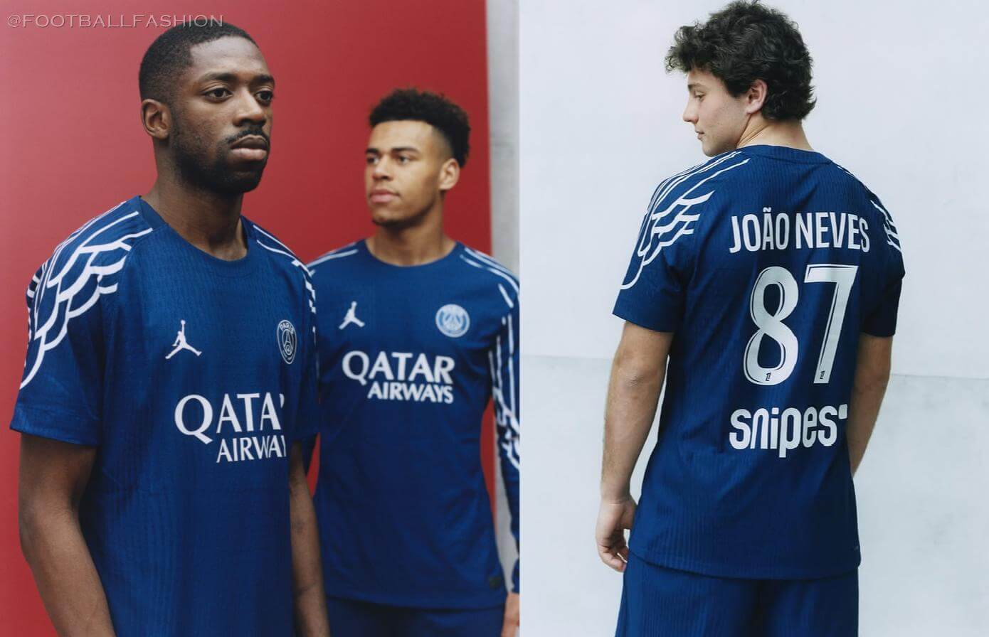 La collection des quatrièmes maillots extérieurs du PSG : revue de chaque modèle