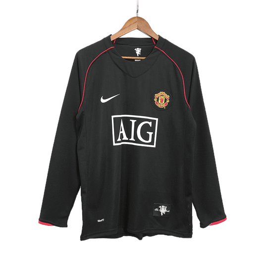 Retro Manchester United Extérieur Maillot Manches Longues 2007/08