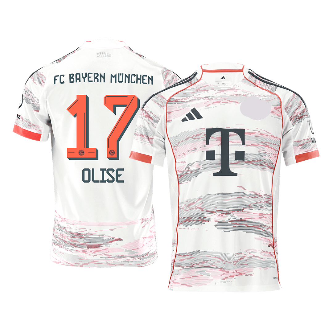 OLISE #17 Munich Extérieur Maillot 2025/26 Blanc
