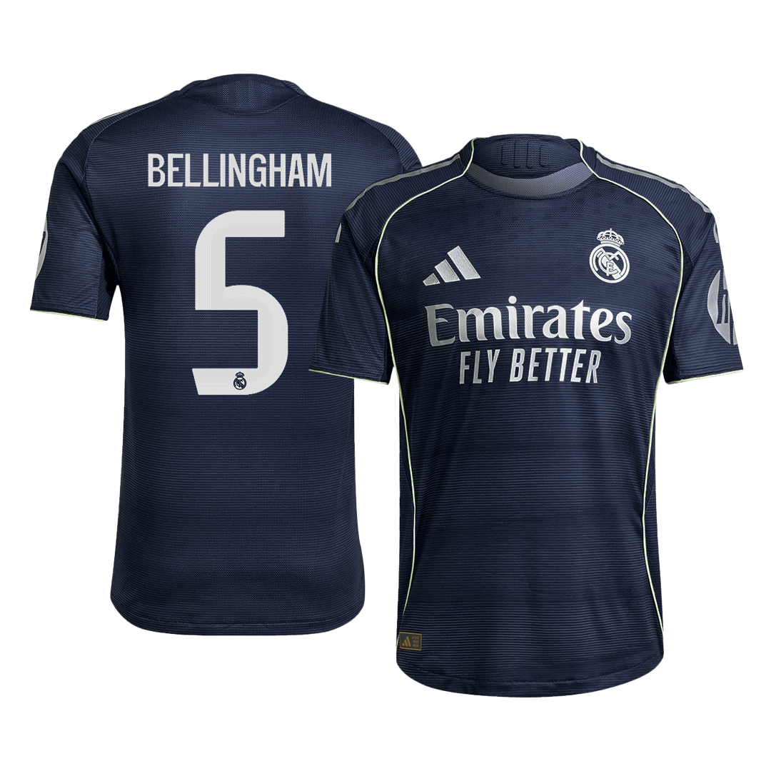 BELLINGHAM #5 Real Madrid Extérieur Maillot 2024/25 Authentique - Mon Maillot Foot Store BELLINGHAM #5 Real Madrid Extérieur Maillot 2024/25 Authentique - Mon Maillot Foot Store