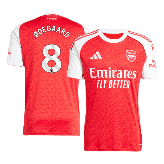 ØDEGAARD #8 Arsenal Domicile Maillot 2025/26