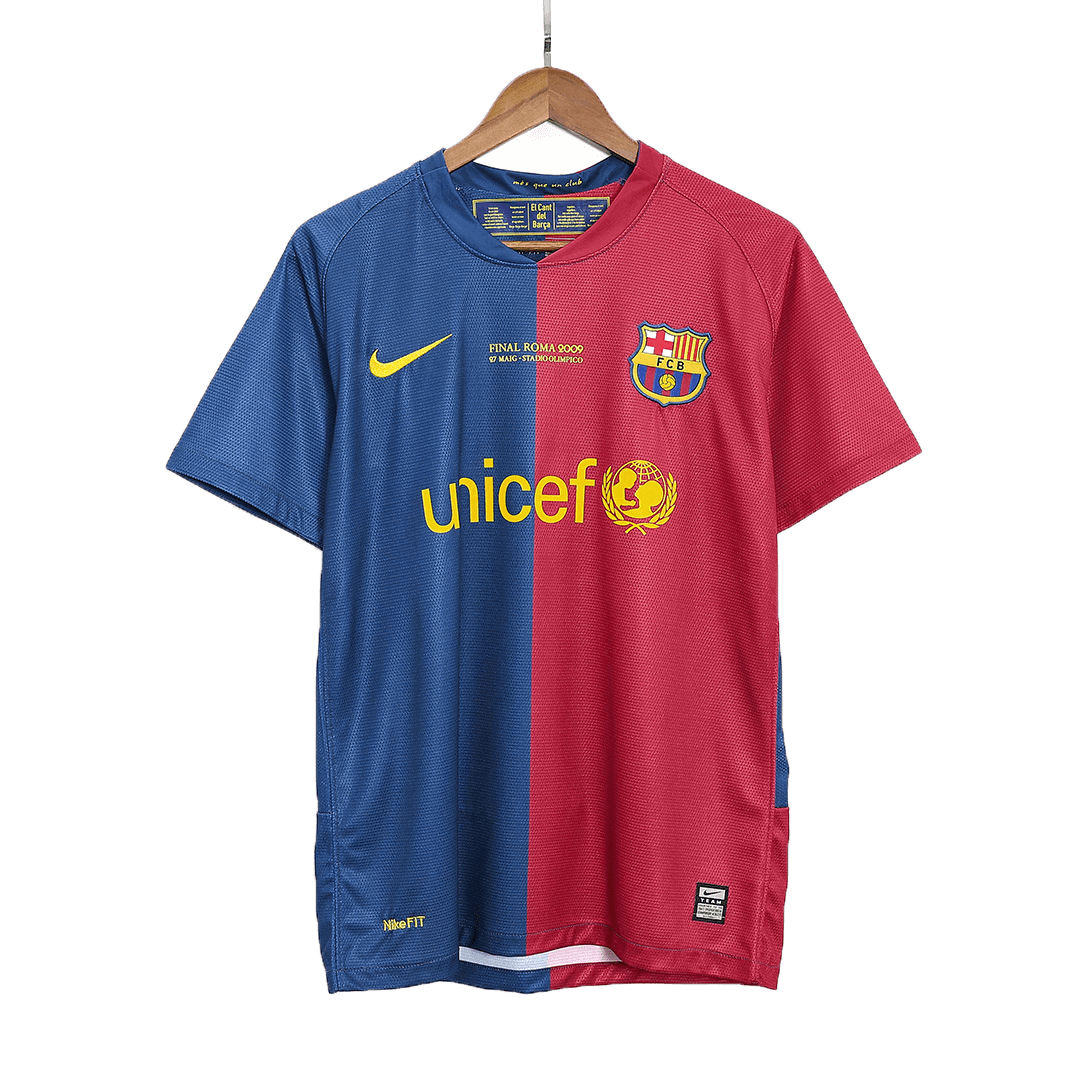 Retro MESSI #30 Barcelone Domicile Maillot 2008/09 - UCL