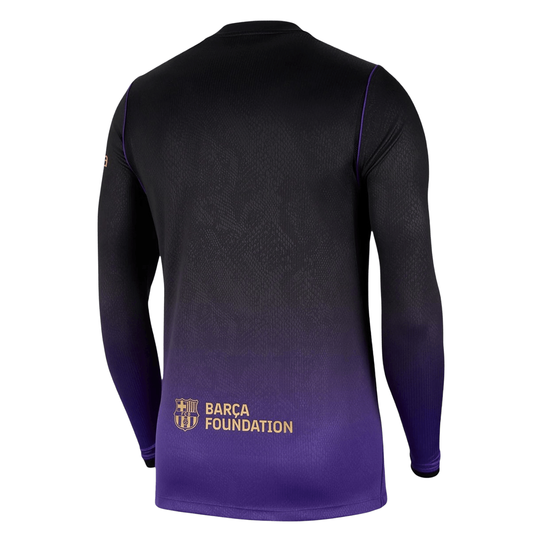Barcelone Extérieur Maillot Manches Longues 2026/27 Violet
