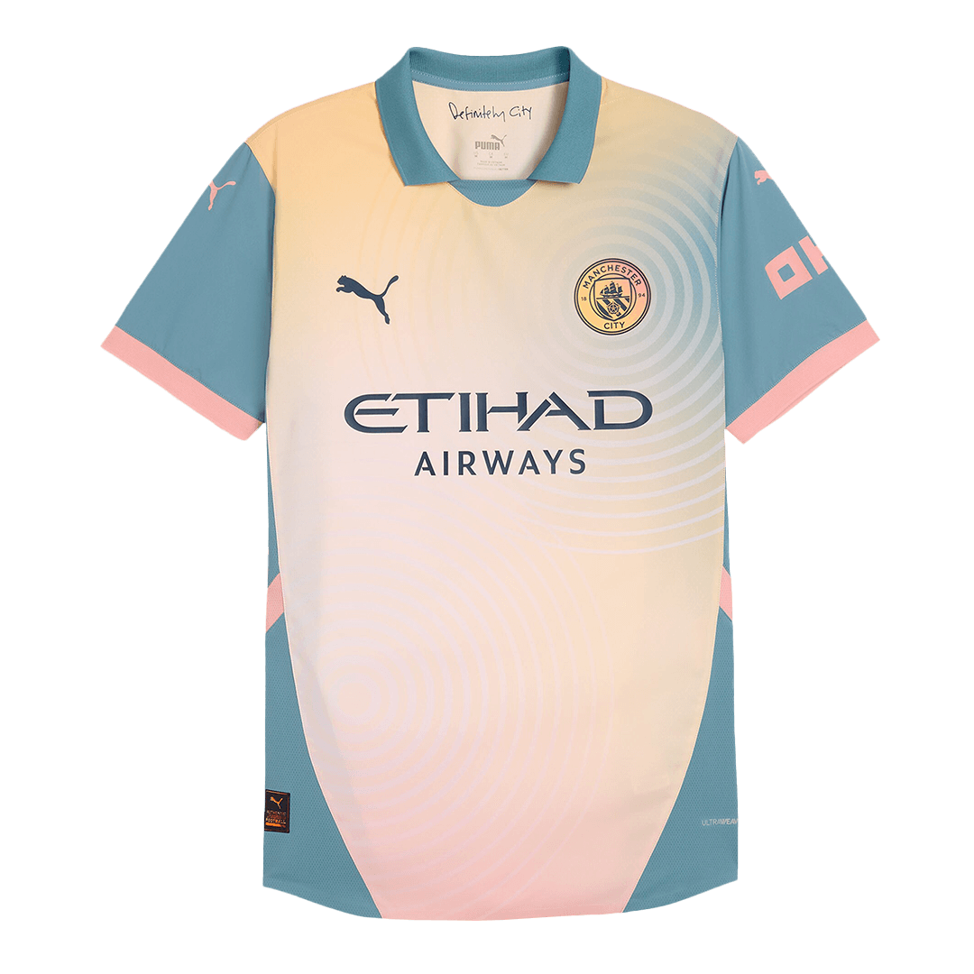 HAALAND #9 Manchester City Fourth Maillot 2024/25 Authentique - Definitely City (UCL) - Mon Maillot Foot Store