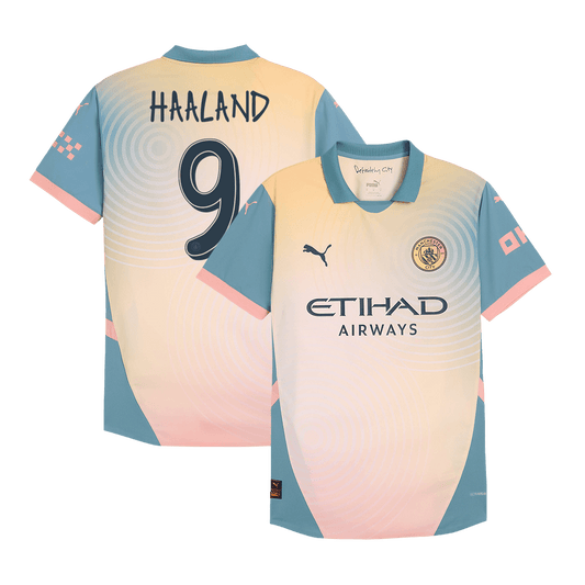 HAALAND #9 Manchester City Fourth Maillot 2024/25 Authentique - Definitely City (UCL) - Mon Maillot Foot Store