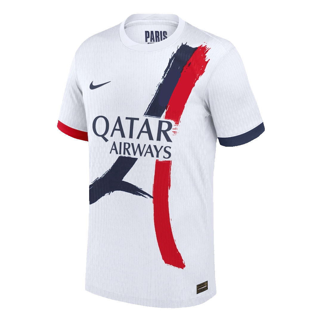 Paris Extérieur Blanc Maillot 2024/25 Authentique Grande Taille