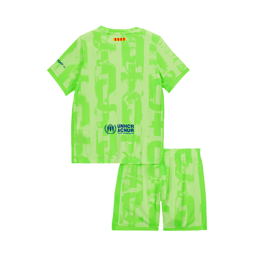 Barcelone Third Maillot Kit 2024/25 - UCL (Spotify Logo Without Text) Enfant