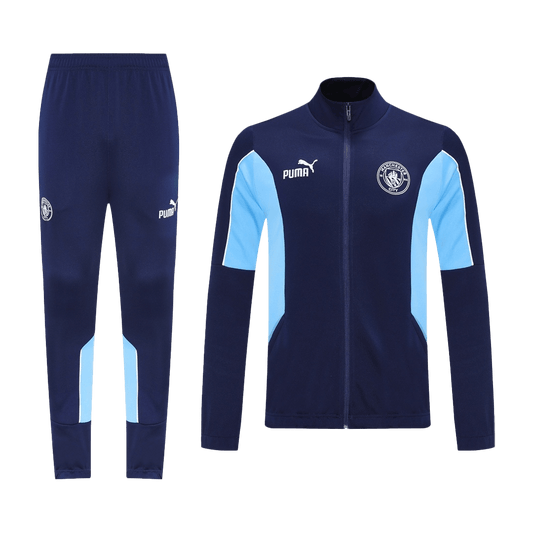 Manchester City Veste de Football Kit 2025/26 Bleu marine