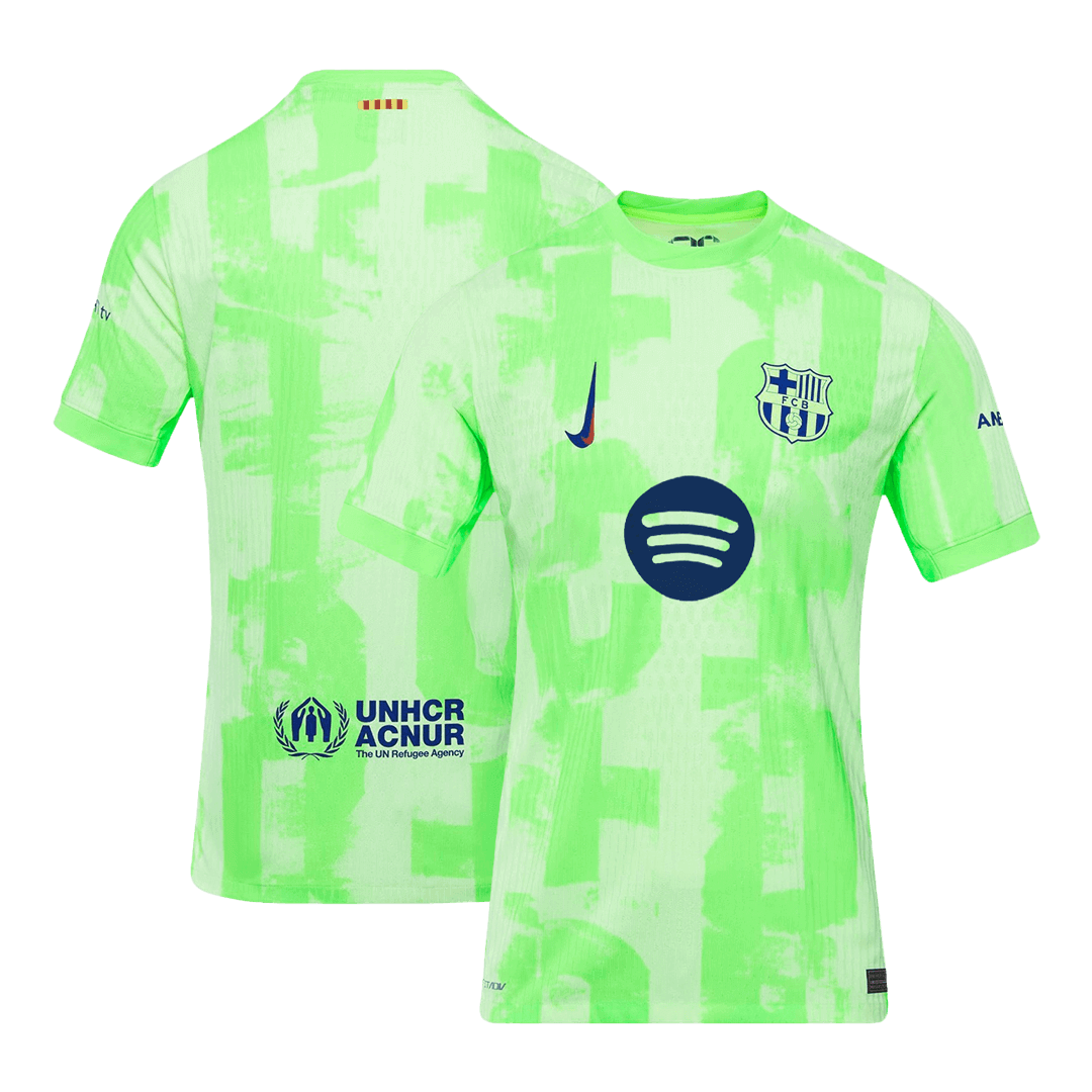 Barcelone Third Maillot 2024/25 Authentique - Spotify Logo Without Text Grande Taille