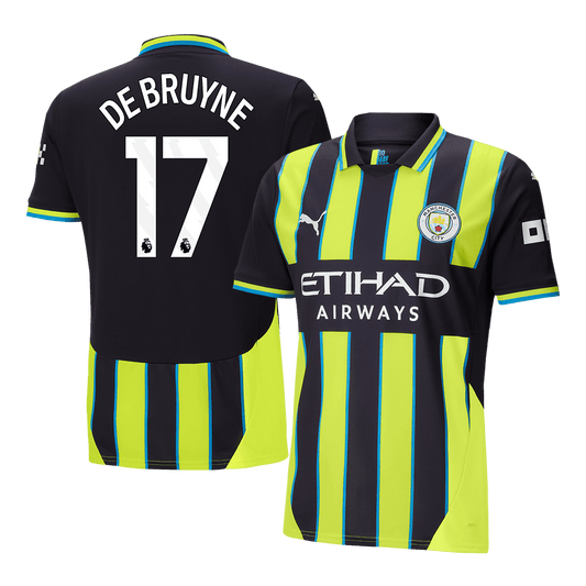 DE BRUYNE #17 Manchester City Extérieur Maillot 2024/25 - Mon Maillot Foot Store