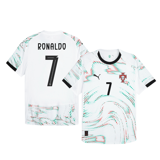 RONALDO #7 Portugal Extérieur Maillot 2025 Authentique