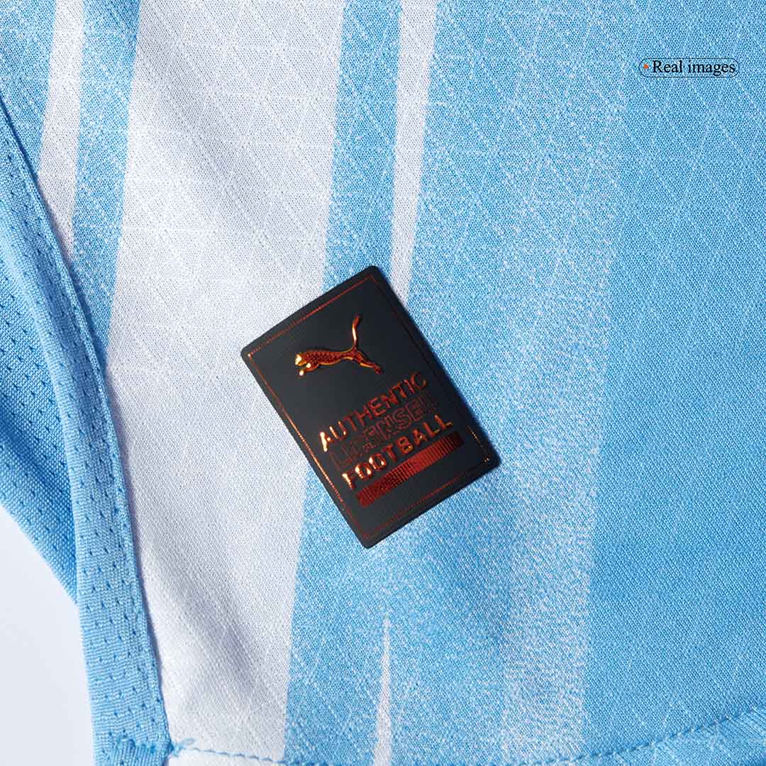 REIJNDERS #4 Manchester City Domicile Maillot 2025/26 Bleu Joueur