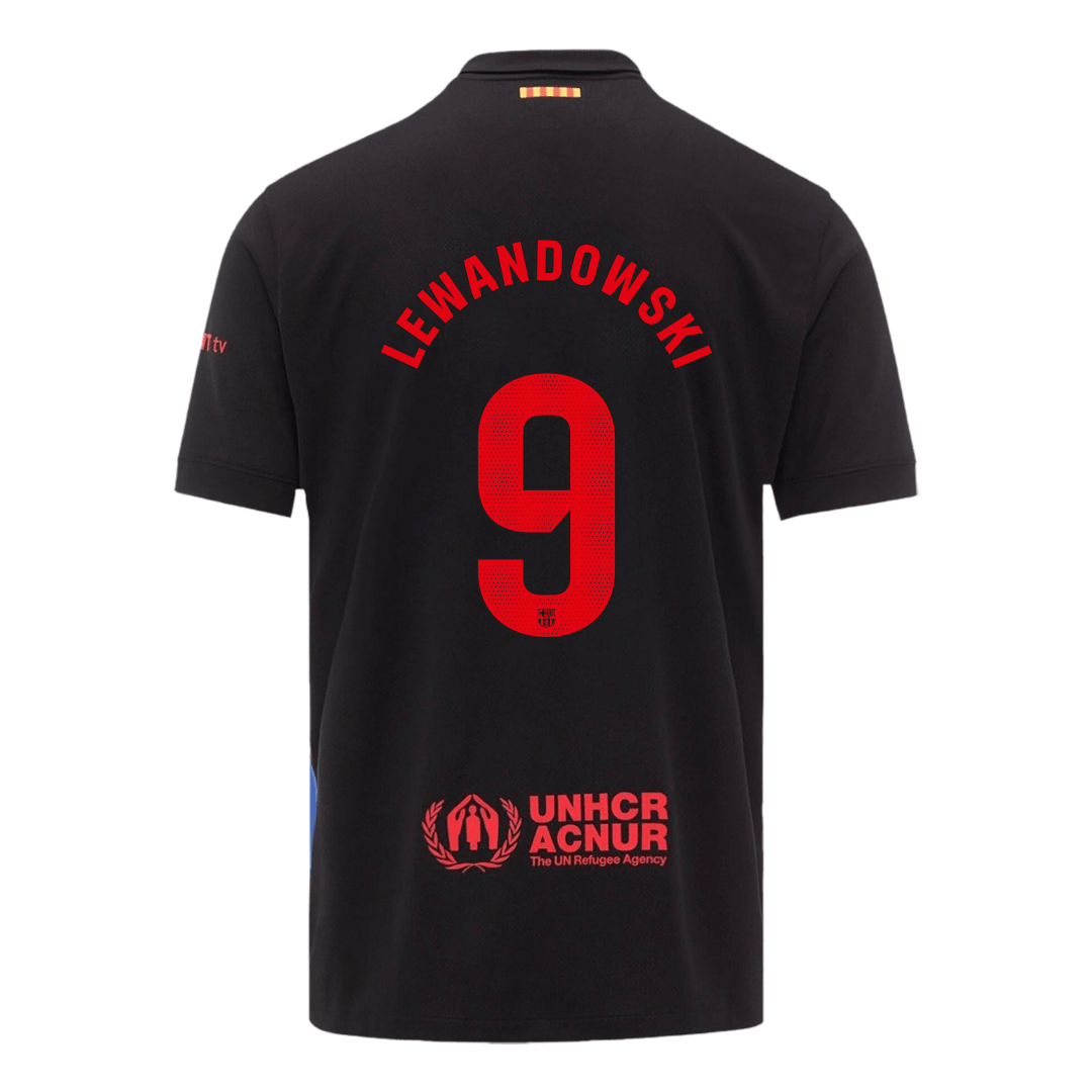 LEWANDOWSKI #9 Barcelone Extérieur Maillot 2024/25 - Mon Maillot Foot Store