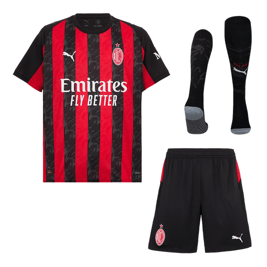 AC Milan Domicile Maillot Kit 2025/26 Red&Black
