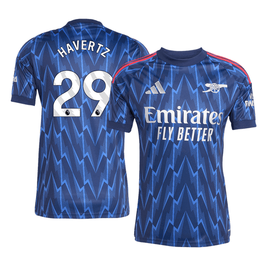 HAVERTZ #29 Arsenal Extérieur Maillot 2025/26 Bleu