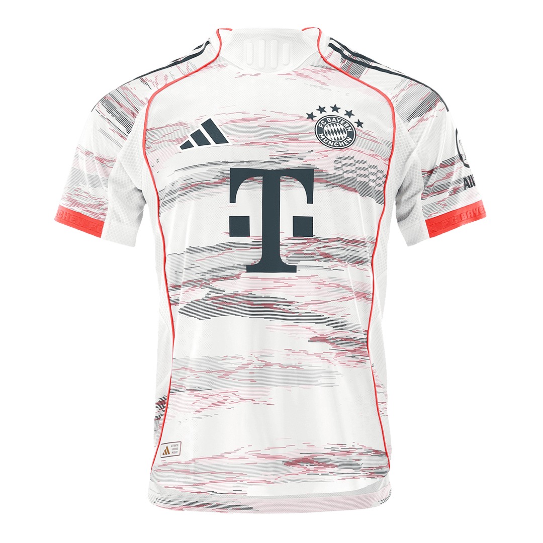 MÜLLER #25 Munich Extérieur Maillot 2025/26 Blanc Joueur
