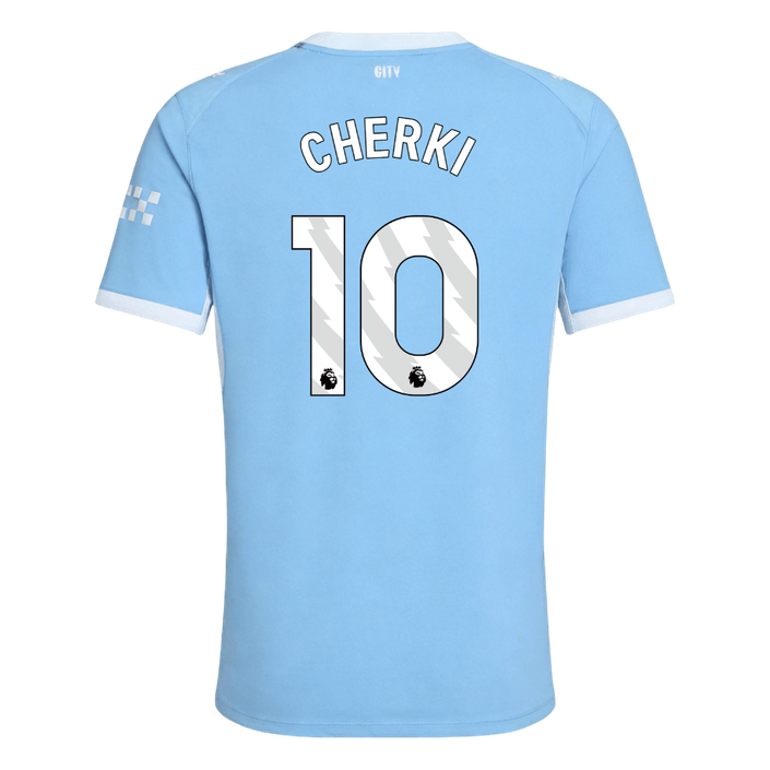 CHERKI #10 Manchester City Domicile Maillot 2026/27 Bleu Joueur