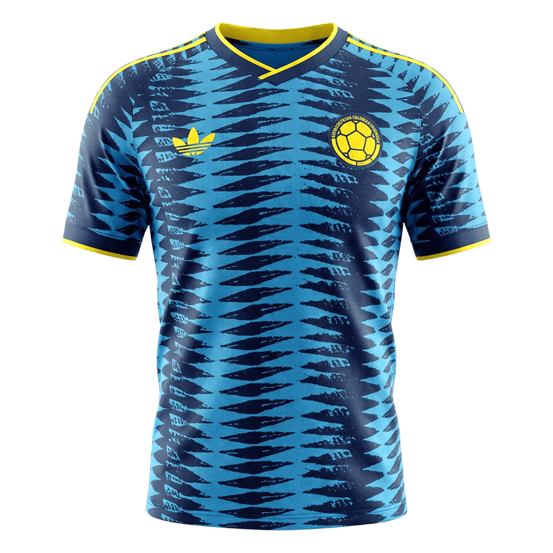 Colombie Extérieur Maillot - Coupe du Monde 2026 Bleu Joueur