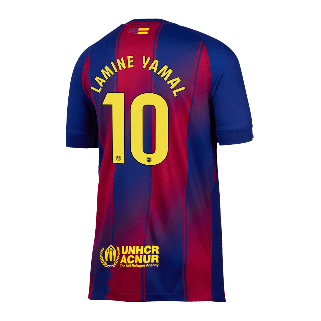 LAMINE YAMAL #10 Barcelone Domicile Maillot 2025/26