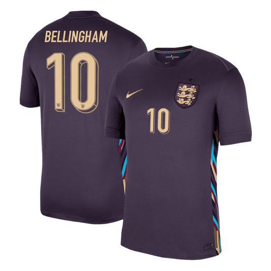 Maillot de Foot BELLINGHAM #10 Angleterre Extérieur Maillot 2024 - Super