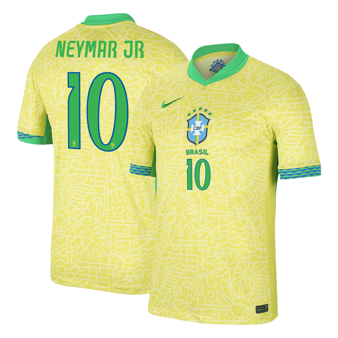 NEYMAR JR #10 Brésil Domicile Maillot 2024 - Super - Mon Maillot Foot Store