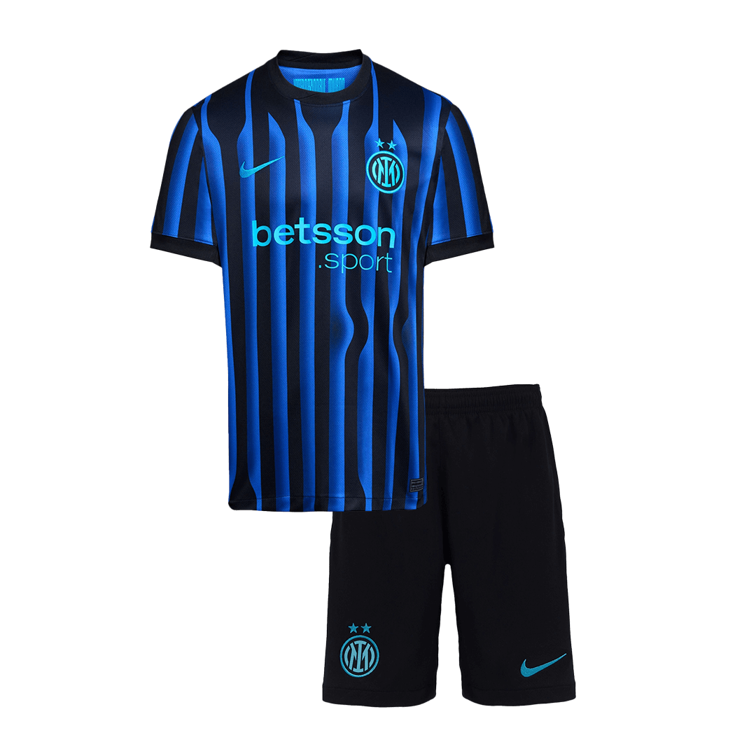 Inter Milan Domicile Maillot Kit 2025/26 Enfant