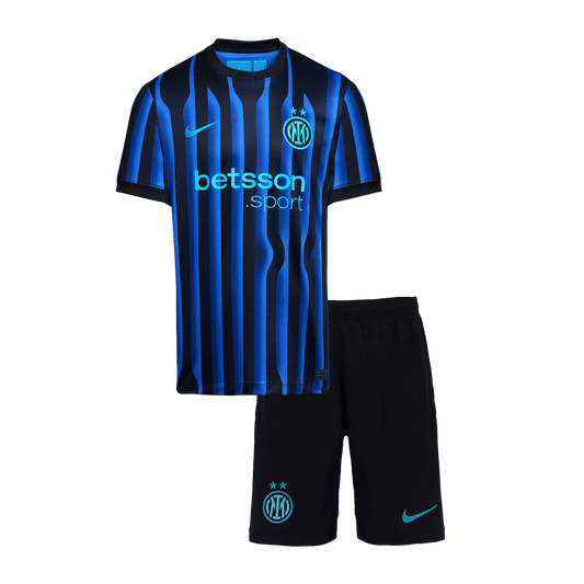 Inter Milan Domicile Maillot Kit 2025/26 Enfant