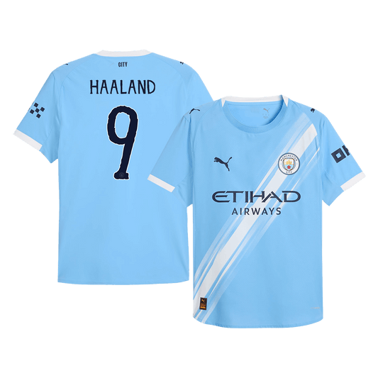 HAALAND #9 Manchester City Domicile Maillot 2025/26 Authentique - Club World Cup