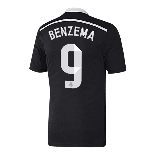 BENZEMA #9 Retro Real Madrid Third Maillot 2014/15