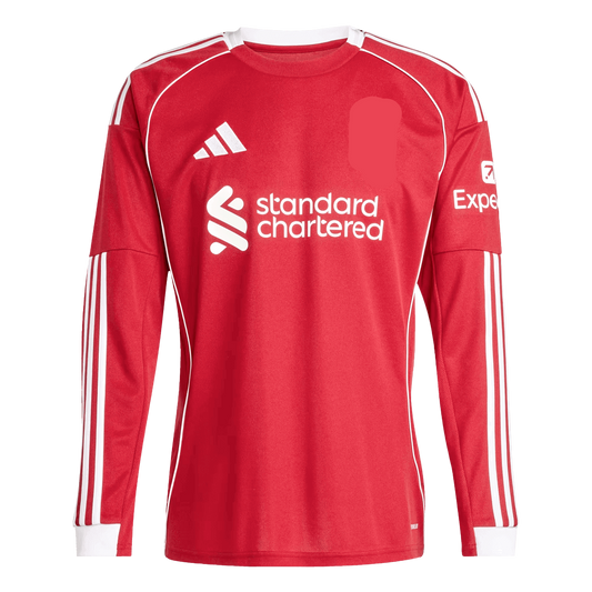 LFC Domicile Maillot Manches Longues 2025/26 Rouge