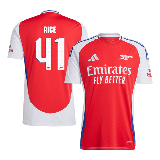 Maillot de Foot RICE #41 Arsenal Domicile Maillot 2024/25 - UCL - Super