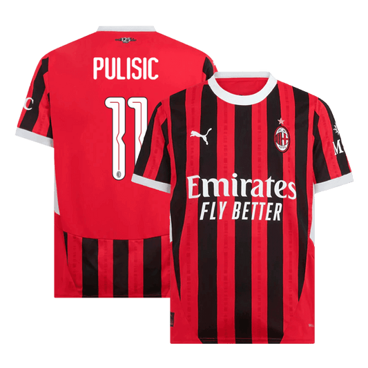 PULISIC #11 Milan AC Domicile Maillot 2024/25 - UCL - Mon Maillot Foot Store