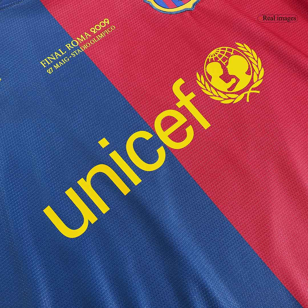 Vintage Barcelone Domicile Maillot 2008/09 - UCL Final