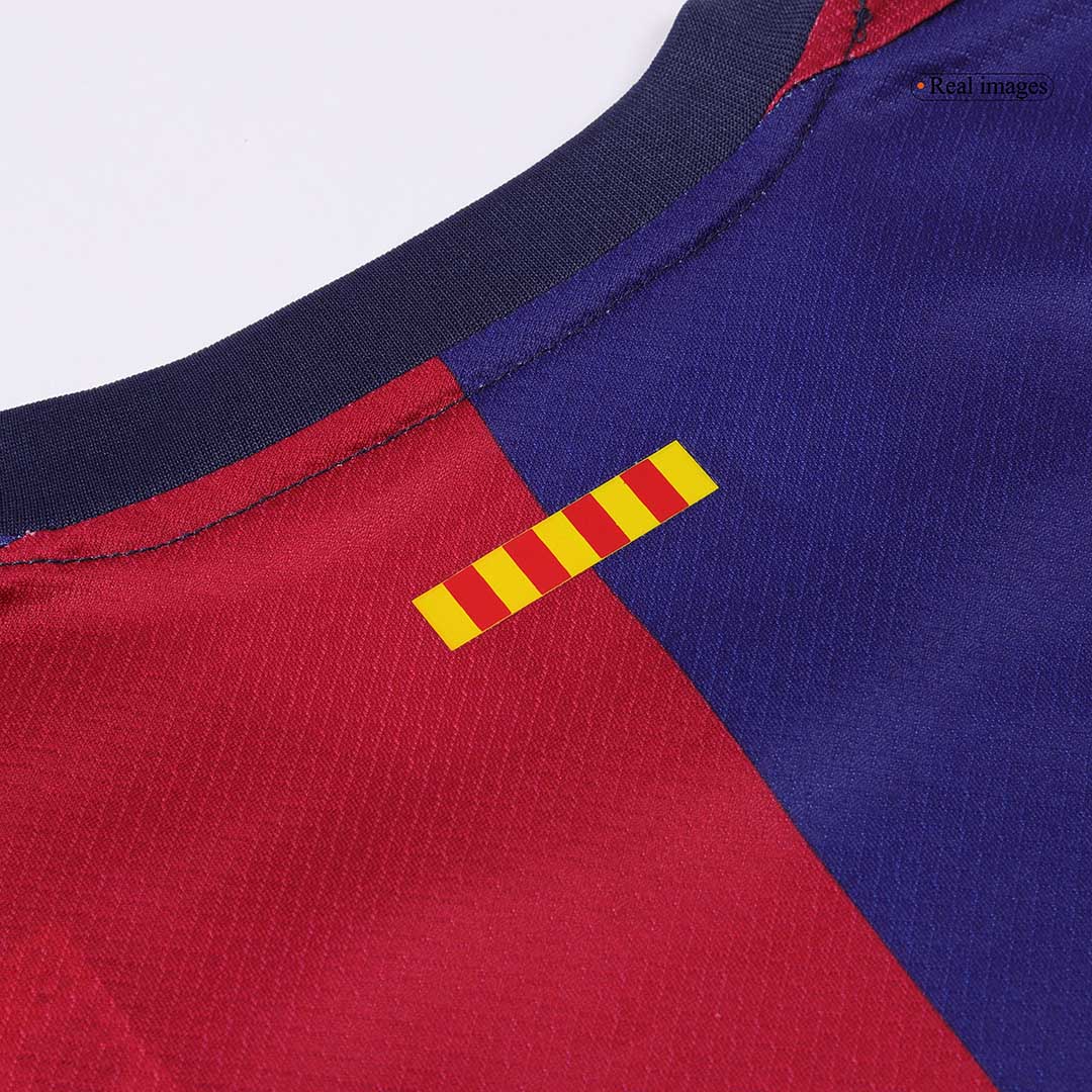 Barcelone Domicile Maillot Kit 2024/25 - Spotify Logo Without Text Enfant - Mon Maillot Foot Store