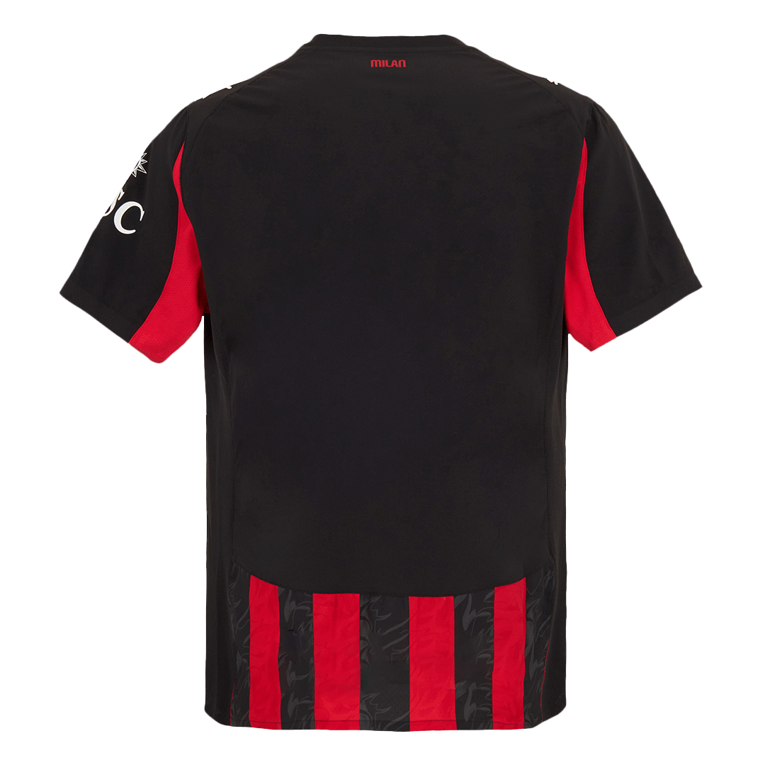 AC Milan Domicile Maillot 2025/26 Red&Black Authentique