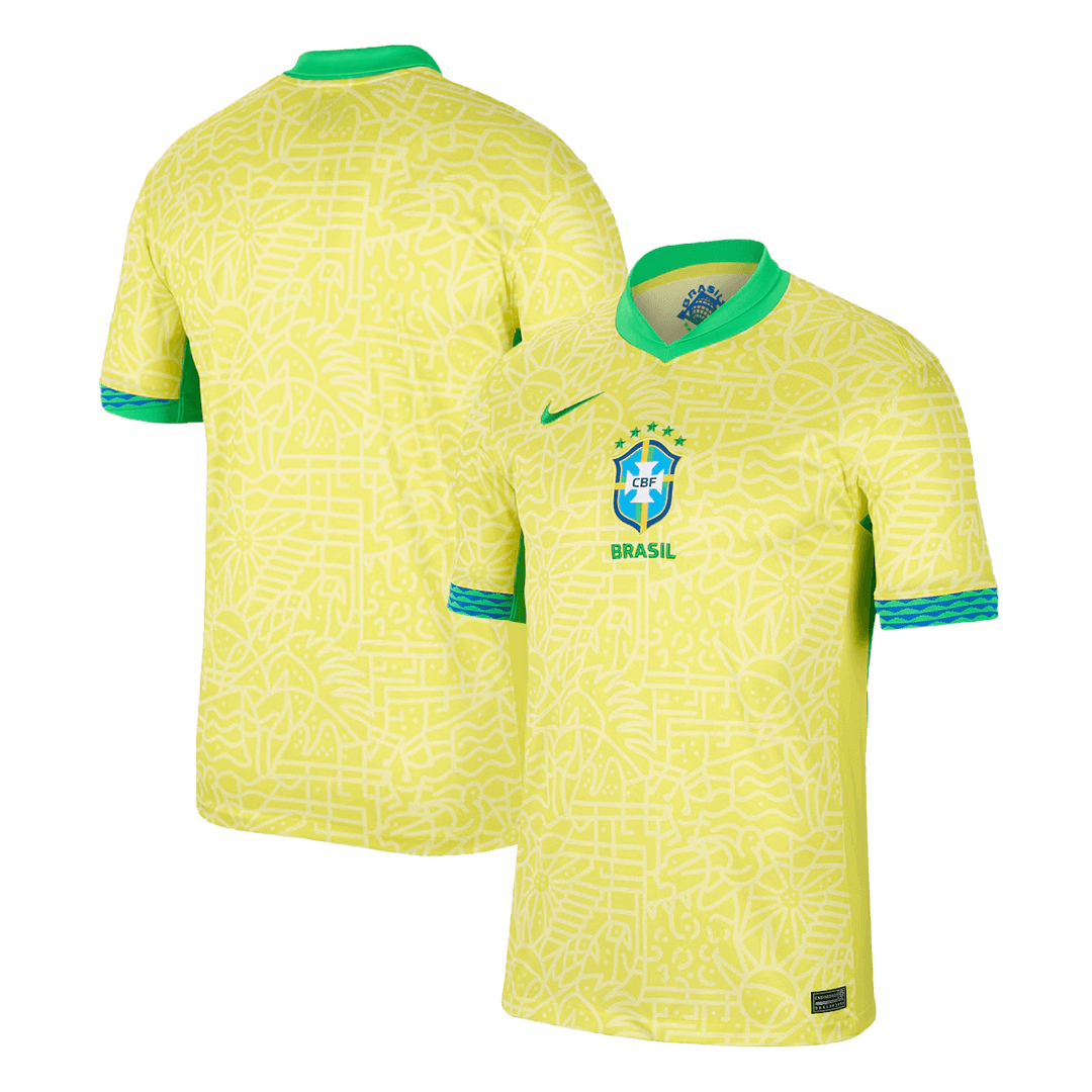 Brésil Domicile Maillot 2024 - Super Grande Taille