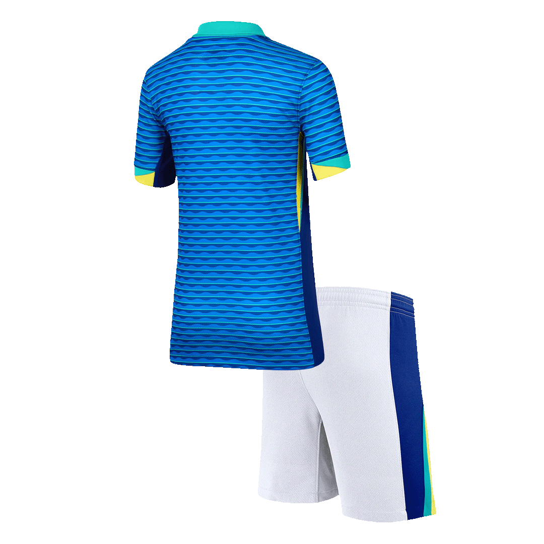 Brésil Extérieur Maillot Kit 2024 Enfant - Mon Maillot Foot Store