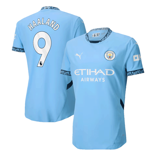 HAALAND #9 Manchester City Domicile Maillot 2024/25 Authentique - Mon Maillot Foot Store