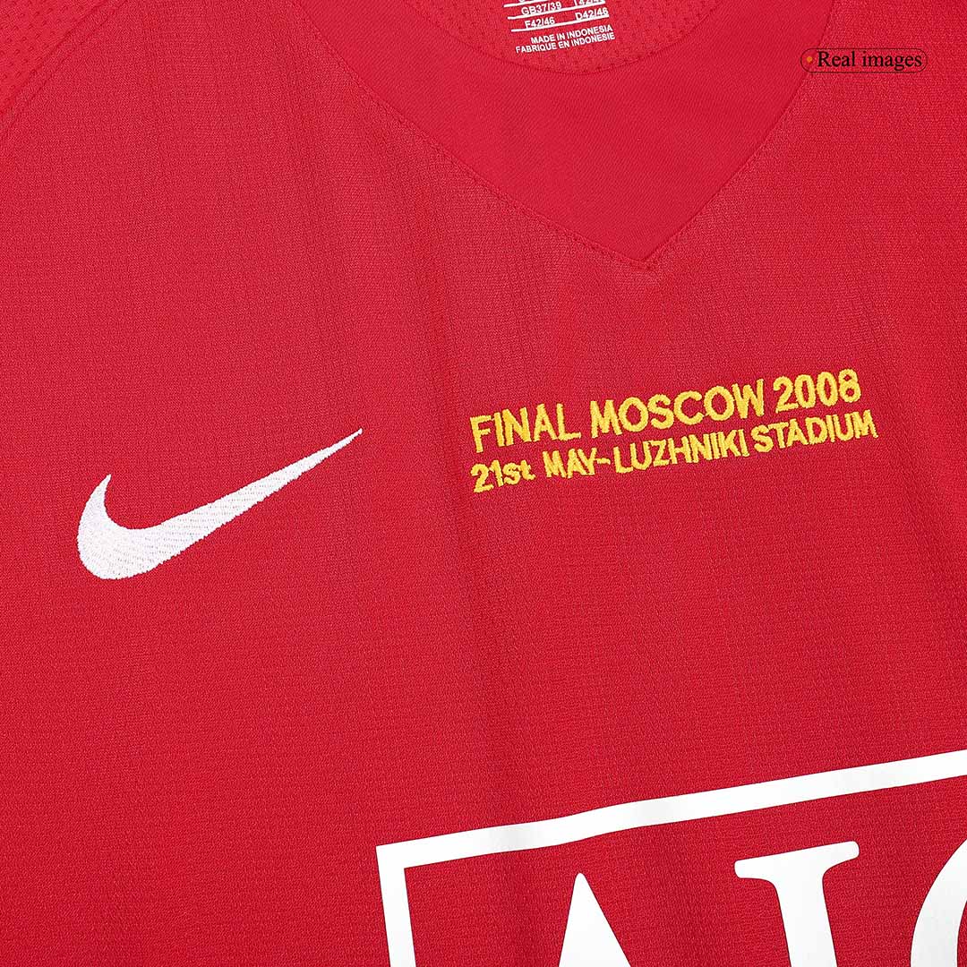 Vintage Manchester United Domicile Maillot 2007/08 - UCL Final