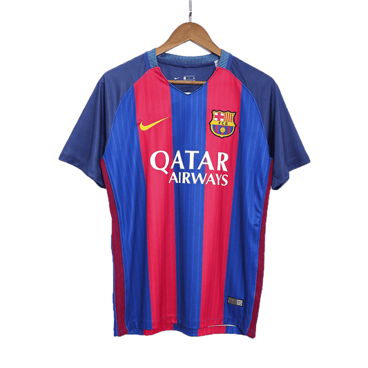 Retro Barcelone Domicile Maillot 2016/17 Grande Taille