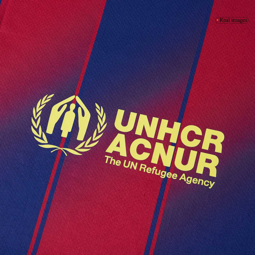 ROONY #19 Barcelone Domicile Maillot 2025/26 Rouge et Bleu - UCL - Super