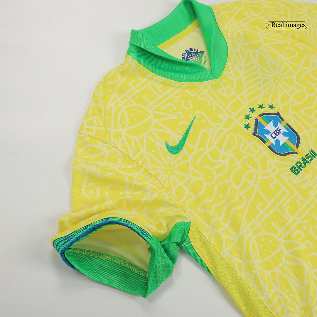 Brésil Domicile Maillot Kit 2024 - Super