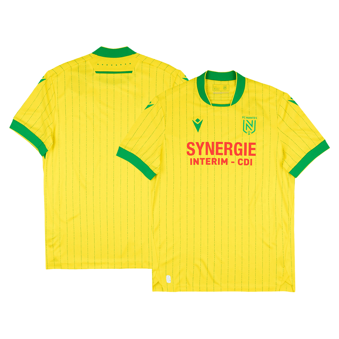 FC Nantes Domicile Maillot 2025/26 Jaune Grande Taille