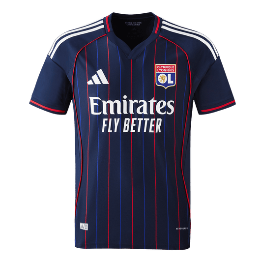 Olympique Lyonnais Extérieur Maillot 2025/26 Bleu marine Authentique