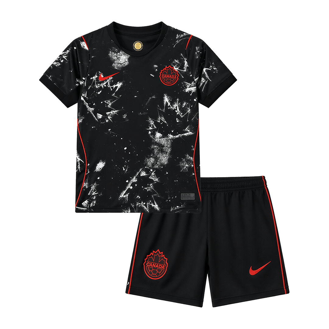 Canada Uit Thuisshirt Kit - WK 2026 Zwart