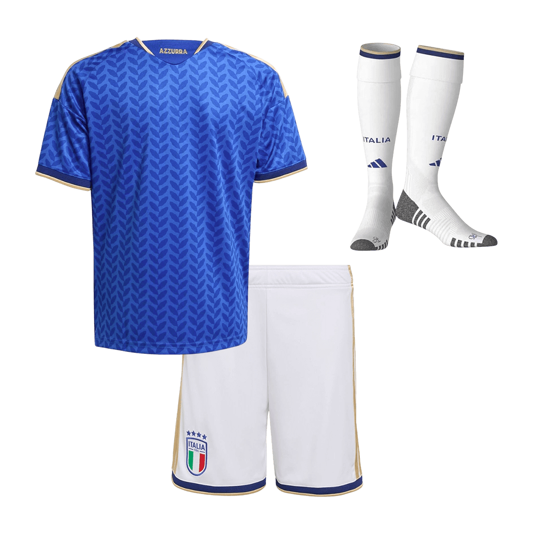 Italie Domicile Maillot Kit - Coupe du Monde 2025/26 Enfant Bleu