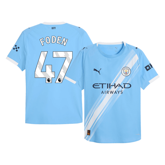 FODEN #47 Manchester City Domicile Maillot 2025/26 Authentique