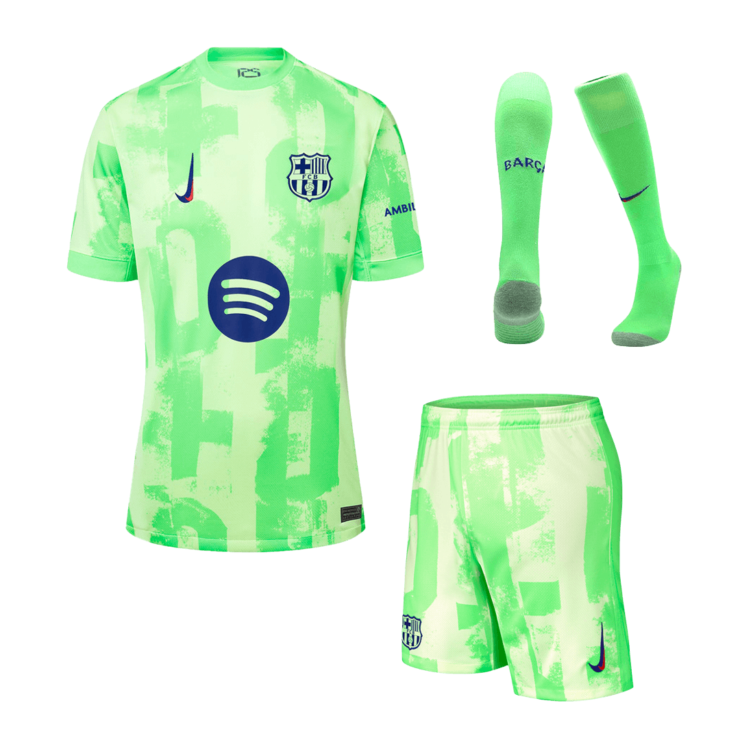 Barcelone Third Maillot Kit 2024/25 Spotify Logo Without Text - Super