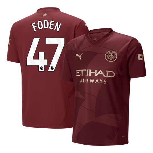 Maillot de Foot FODEN #47 Manchester City Third Maillot 2024/25