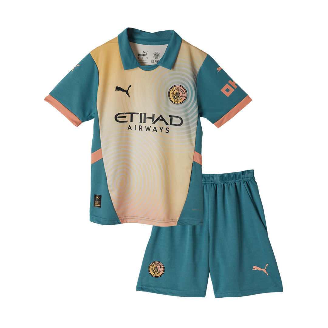 Manchester City Fourth Maillot Kit 2024/25 - Definitely City (UCL) Enfant